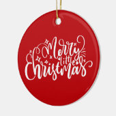 メリークリスマス セラミックオーナメント (左)