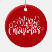 メリークリスマス セラミックオーナメント (裏面)