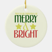 メリークリスマス セラミックオーナメント (裏面)