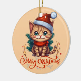 メリークリスマス セラミックオーナメント