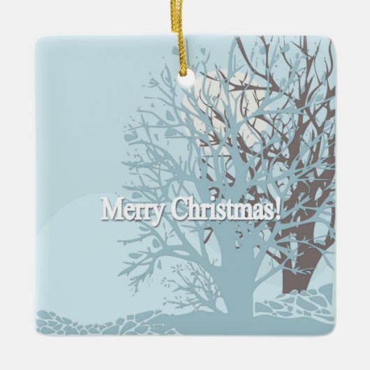 メリークリスマス！ セラミックオーナメント (正面)
