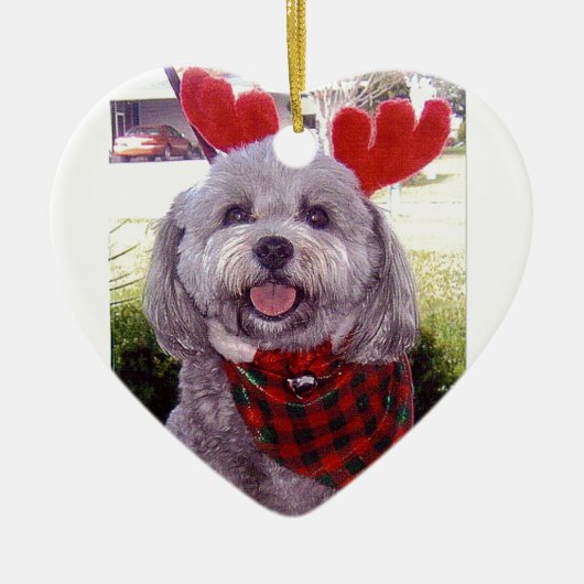 メリークリスマス セラミックオーナメント (正面)