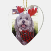 メリークリスマス セラミックオーナメント (左)