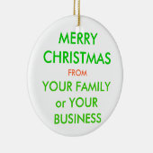 メリークリスマス, セラミックオーナメント (右)