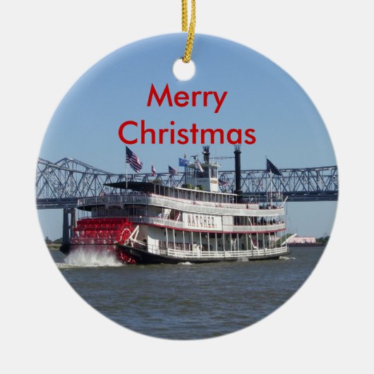 メリークリスマス セラミックオーナメント (正面)