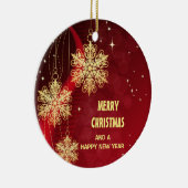 "メリークリスマス" セラミックオーナメント (右)