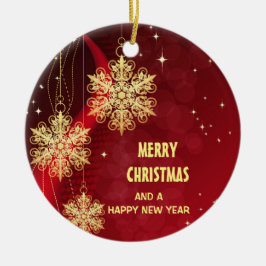 "メリークリスマス" セラミックオーナメント