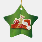 メリークリスマス! セラミックオーナメント (裏面)