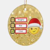 メリークリスマス セラミックオーナメント (左)