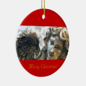 メリークリスマス セラミックオーナメント (右)