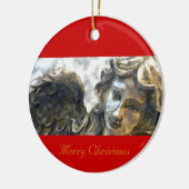 メリークリスマス セラミックオーナメント (左)