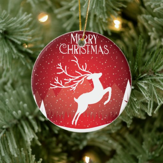 メリークリスマス セラミックオーナメント (ツリー)