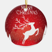 メリークリスマス セラミックオーナメント (正面)