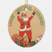 メリークリスマス        セラミックオーナメント (左)