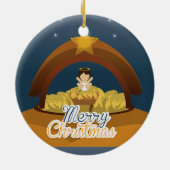 メリークリスマス セラミックオーナメント (裏面)