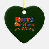 メリークリスマス セラミックオーナメント (裏面)