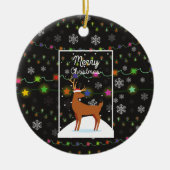 メリークリスマス セラミックオーナメント (正面)