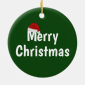 メリークリスマス セラミックオーナメント (裏面)