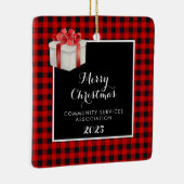 メリークリスマス セラミックオーナメント (右)