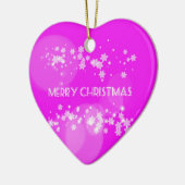 メリークリスマス セラミックオーナメント (左)