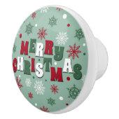 メリークリスマス セラミックノブ (右)