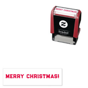 メリークリスマス セルフインキングスタンプ