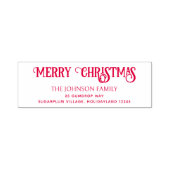 メリークリスマス セルフインキングスタンプ (デザイン)