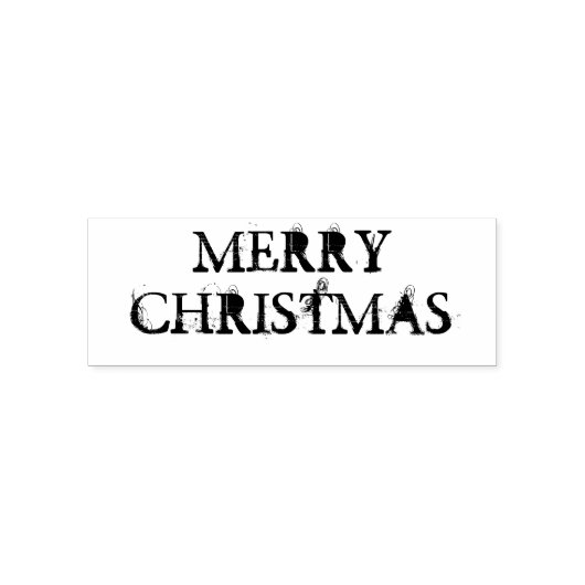 メリークリスマス セルフインキングスタンプ (デザイン)