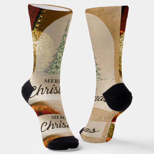 メリークリスマス ソックス (傾斜あり)