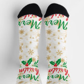 メリークリスマス ソックス (上部)