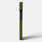 メリークリスマス ソリ 赤 緑 スノーフレーク パターン Case-Mate iPhoneケース (裏面 / 左)