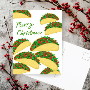 メリークリスマス タコ アバランチ デリシャス XMAS ポストカード