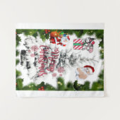 メリークリスマス タペストリー (正面(横))