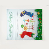 メリークリスマス  タペストリー (正面(横))