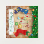 メリークリスマス タペストリー (正面(横))