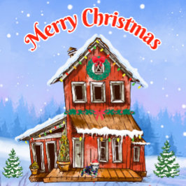 メリークリスマス!ダウンホームクリスマスウェスタンスタイル Tシャツ