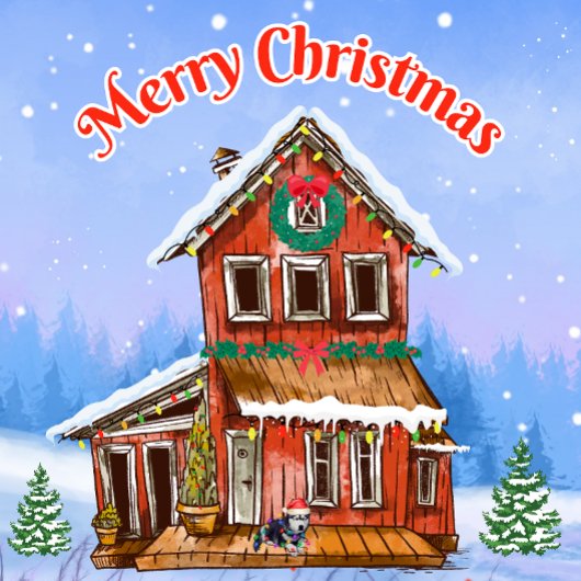 メリークリスマス!ダウンホームクリスマスウェスタンスタイル Tシャツ