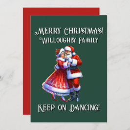 メリークリスマス！ ダンスを続けよう シーズンカード