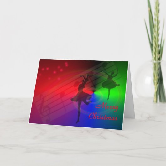 メリークリスマス – ダンス シーズンカード (正面)