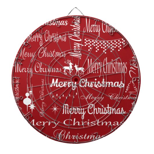 メリークリスマス ダーツボード (正面)