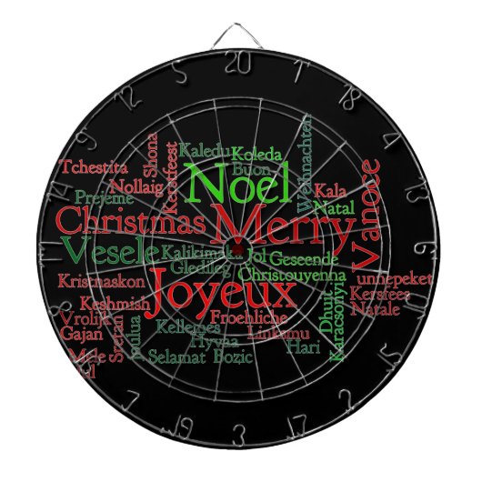 メリークリスマス ダーツボード (正面)