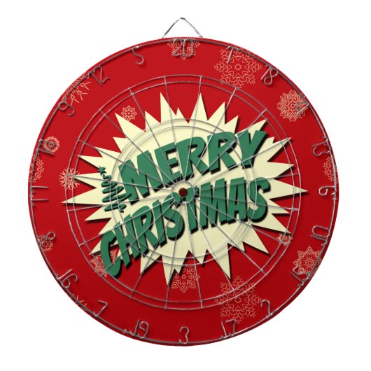 メリークリスマス ダーツボード (正面)