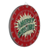 メリークリスマス ダーツボード (正面左)