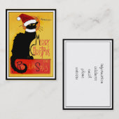 メリークリスマス – チャットノワール 名刺 (正面/裏面)