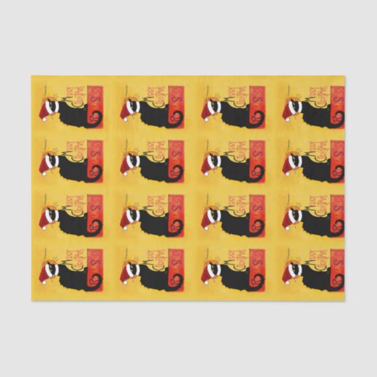 メリークリスマス – チャットノワール 薄葉紙 (正面)