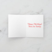 メリークリスマス チワワ かわいい 4サディ カード (内部)