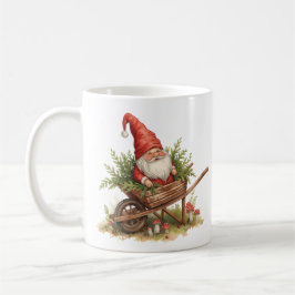 メリークリスマス ツリーとノーム ウェルカムクリスマス コーヒーマグカップ