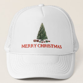 メリークリスマス ツリー(デザイン1)プレゼント付き キャップ