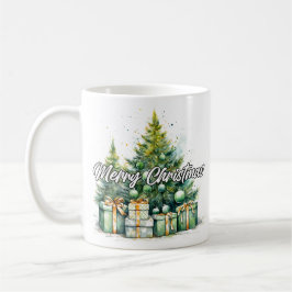 メリークリスマス ツリー 幸せな休日 コーヒーマグカップ