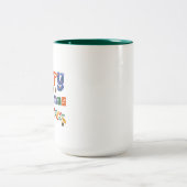 メリークリスマス ツートーンマグカップ (中央)